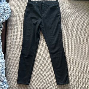 White House Black Market Black Ankle Skinny Jeans High Rise